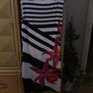 Black and white dress